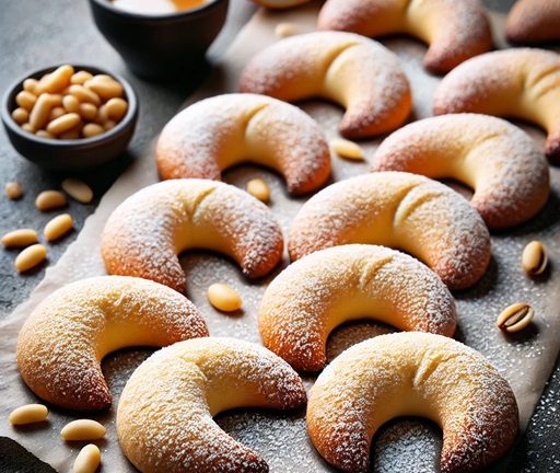 Pinien-Espresso-Kipferl: Eine besondere Leckerei für Kaffeeliebhaber