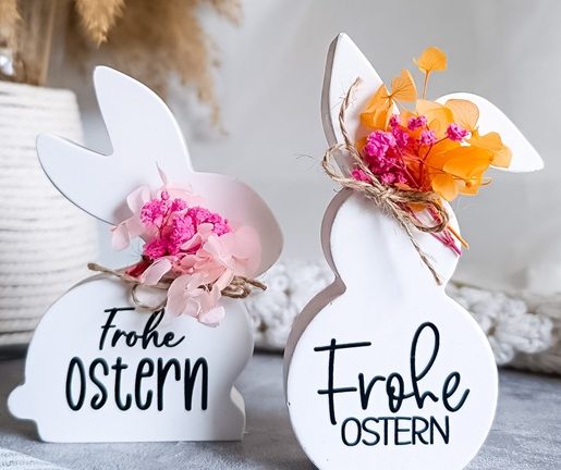 Basteln mit Style: Süße Hasen aus Gießmasse für die perfekte Frühjahrsdeko