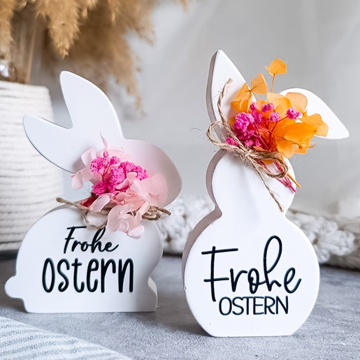 Hasen aus Gießmasse