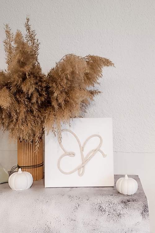 DIY One-Line Bild Anleitung
