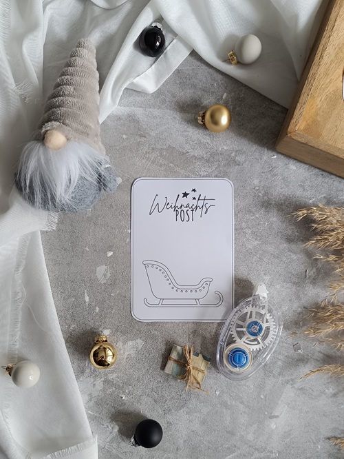 Weihnachtspost basteln – kreative Geschenkidee mit Geldschein oder süßer Überraschung