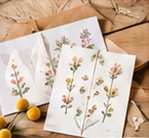 Blumige Karten