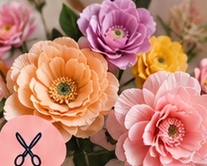 Blüten aus Papier